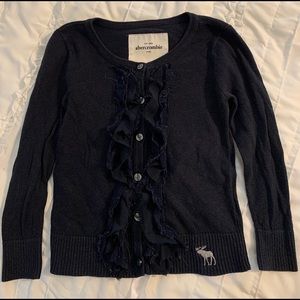 Abercrombie Navy Cardigan